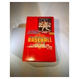 1988 Score baseball wax box