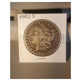 1882 S Morgan Silver Dollar