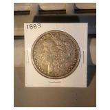 1883 Morgan Silver Dollar