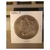 1886 O Morgan Silver Dollar