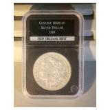 1889 O PCS Genuine Morgan Silver Dollar