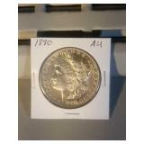 1890 Morgan Silver Dollar