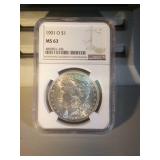 1901 O NGC MS63 Morgan Silver Dollar