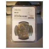 1902 O NGC MS63 Morgan Silver Dollar