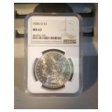 1904 O NGC MS63 Morgan Silver Dollar