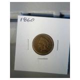1860 Indian head penny