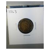 1863 Indian head penny