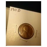 1911 D Lincoln penny