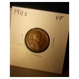 1911 S Lincoln penny VF