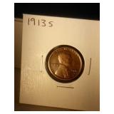 1913 S Lincoln penny