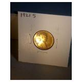 1921 S Lincoln penny