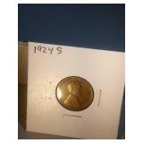 1924 S Lincoln penny