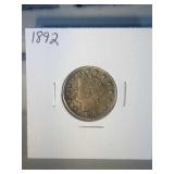 1892 Liberty Nickel