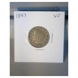 1897 Liberty Nickel VF