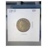1898 Liberty Nickel VG