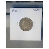 1901 Liberty Nickel VG/F
