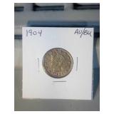 1904 Liberty Nickel AU/BU