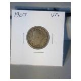 1907 Liberty Nickel VF+