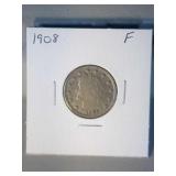 1908 Liberty Nickel F