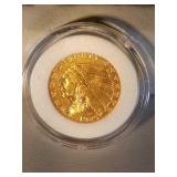 1925 D $2.50 gold Indian