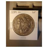 1889 Carson City Morgan Silver dollar VF