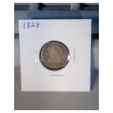 1828 Capped Bust dime