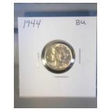 1944 Mercury Dime BU