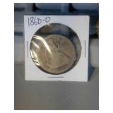 1860 O Seated Liberty half dollar