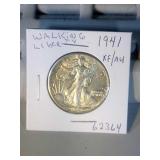 1941 Walking Liberty half