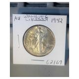 1942 Walking Liberty half