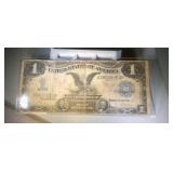 1899 large size Black Eagle $1 silver certificate