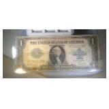 1923 large size $1 silver certificate