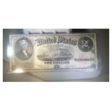 1917 large size $2 US note