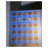 1941-1963D Lincoln penny set, missing 1955S