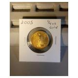 2005 1/4 oz. $10 American Gold Eagle