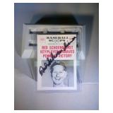 Red Schoendianst autographed card