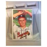 1952 Bowman Lew Burdette rookie