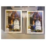 lot of 2 1992-93 Hoops Shaq rookies