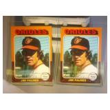 lot of 2 1975 Topps Jim Palmer