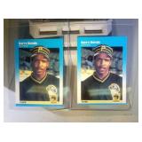 lot of 2 1987 Fleer Barry Bonds