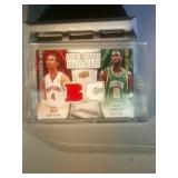 2009-10 Kevin Garnett/Chris Bosh jersey card