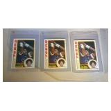 lot of 3 1978-79 Topps Julius Erving