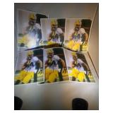 lot of 6 Jared Abbrederis autographs