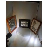 lot of 3 Vince Lombardi framed photos