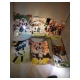 lot of 6 football autographes