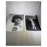lot of 2 All American Girl baseball team photos