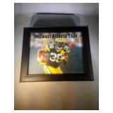 autographed John Crocket Packers plaque
