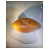 vintage Green Bay Packers autographed football