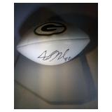 Jordy Nelson autographed football