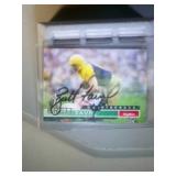 autographed Brett Favre card